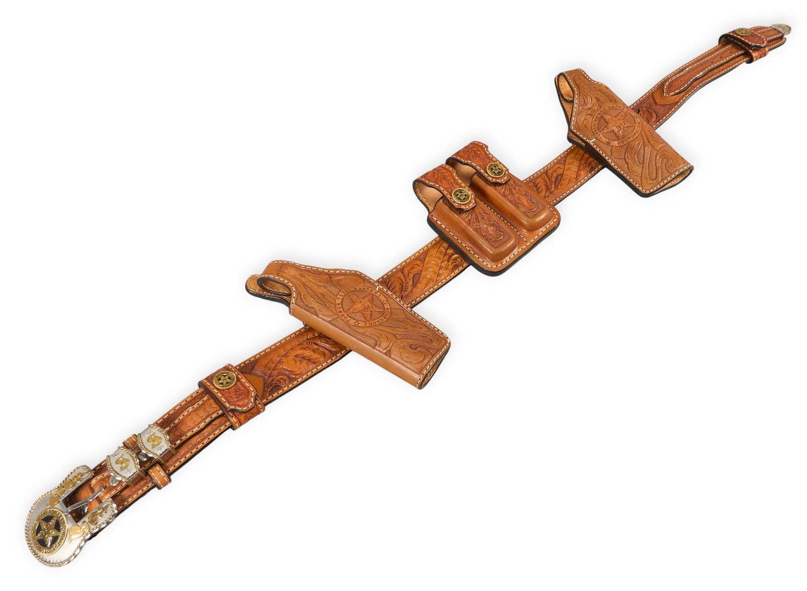 Former Texas Ranger Foundation Belt with Dual Holsters (1 of 7)