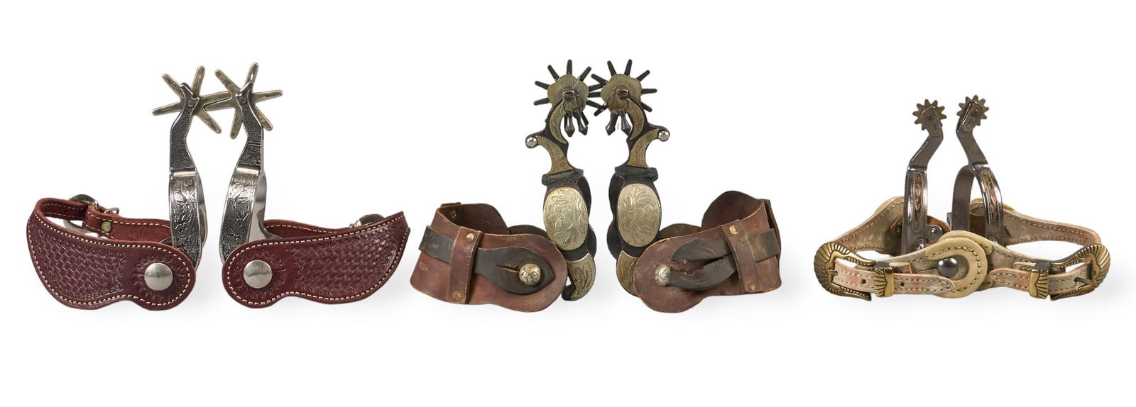 (3) Pairs of Contemporary Spurs (1 of 6)