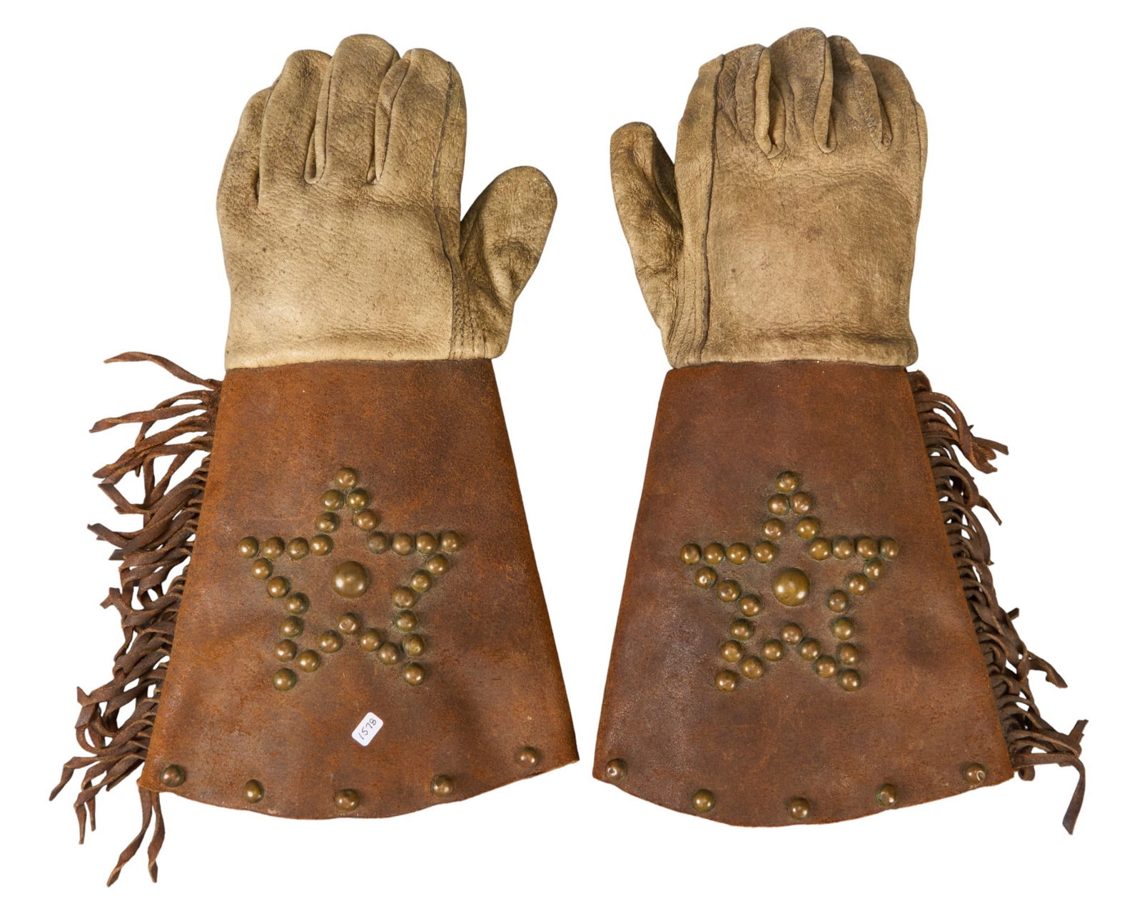 Vintage Texas Star Gauntlet Gloves (1 of 5)