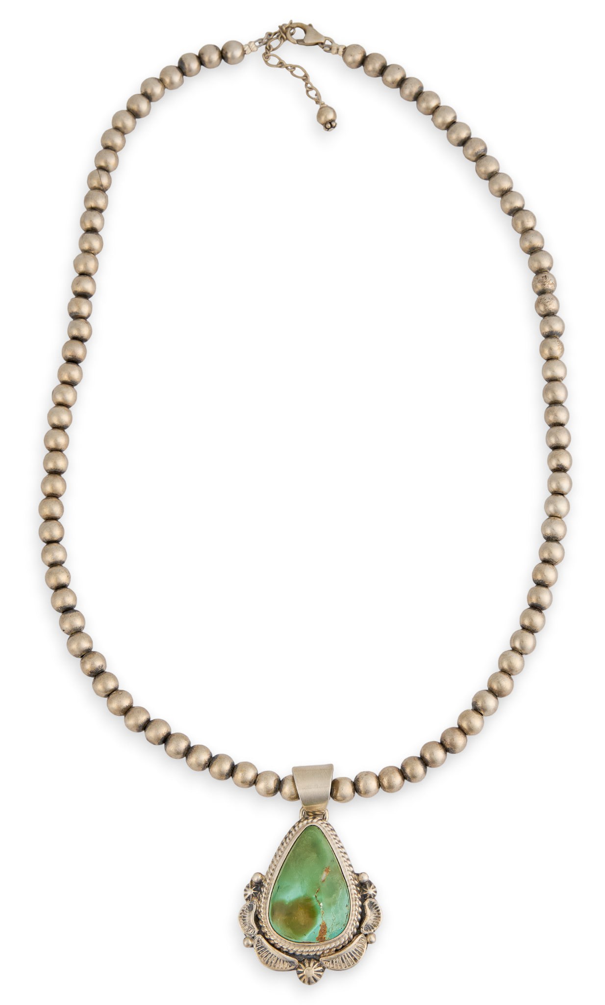 Sterling & Royston Turquoise Pendant Necklace (1 of 4)