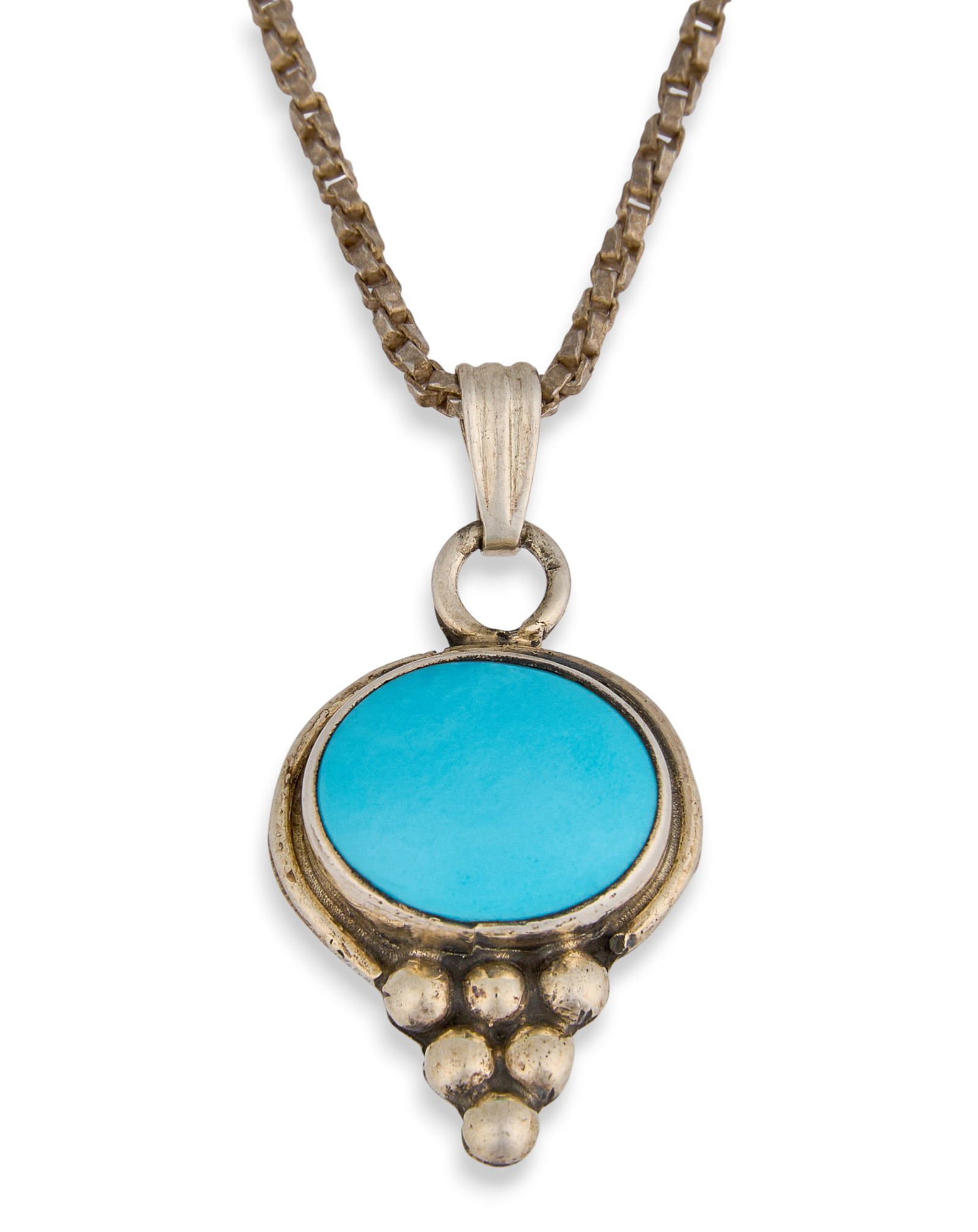 Turquoise Pendant Necklace (1 of 4)
