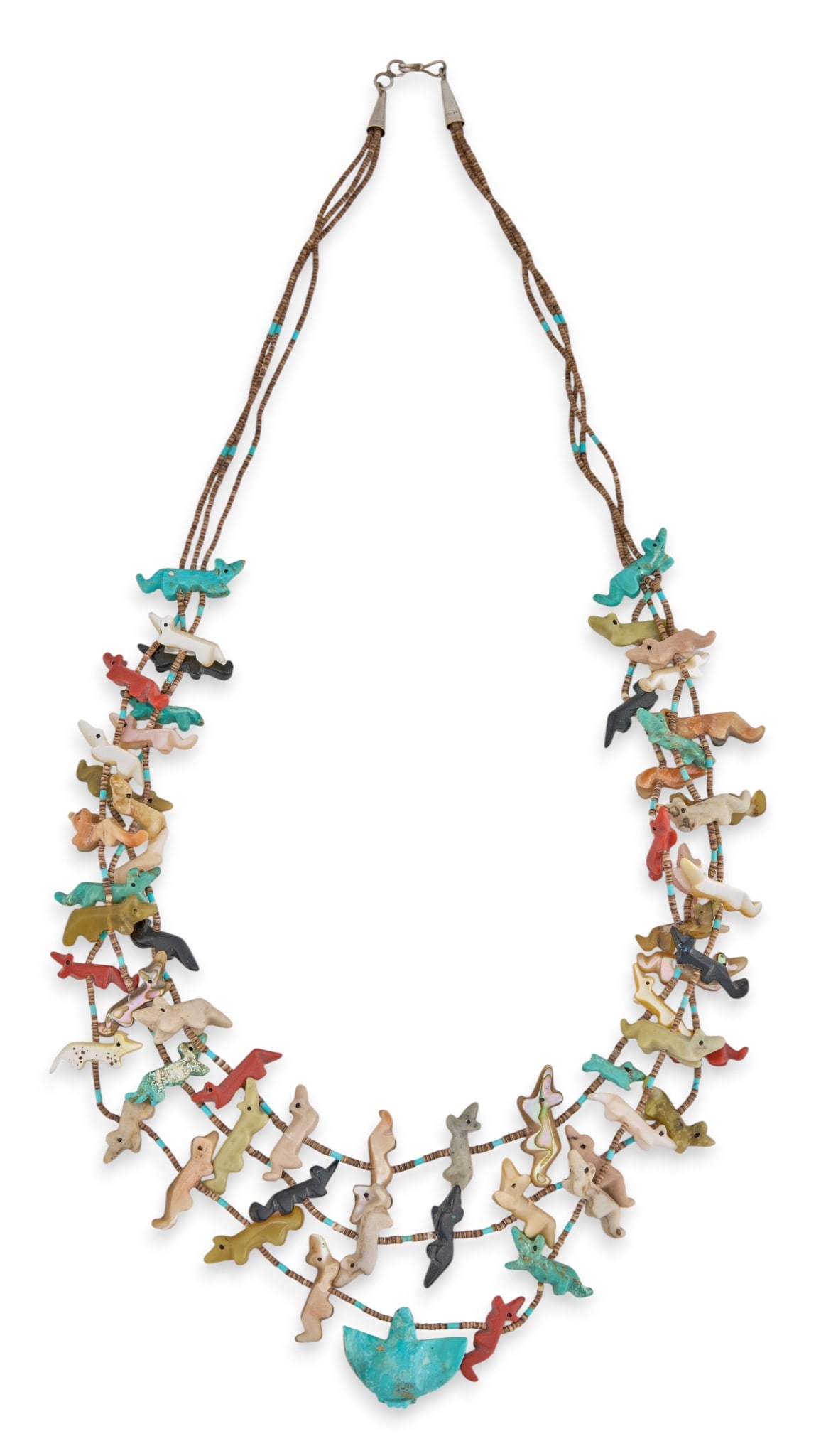 Zuni Beaded Fetish Necklace (1 of 4)
