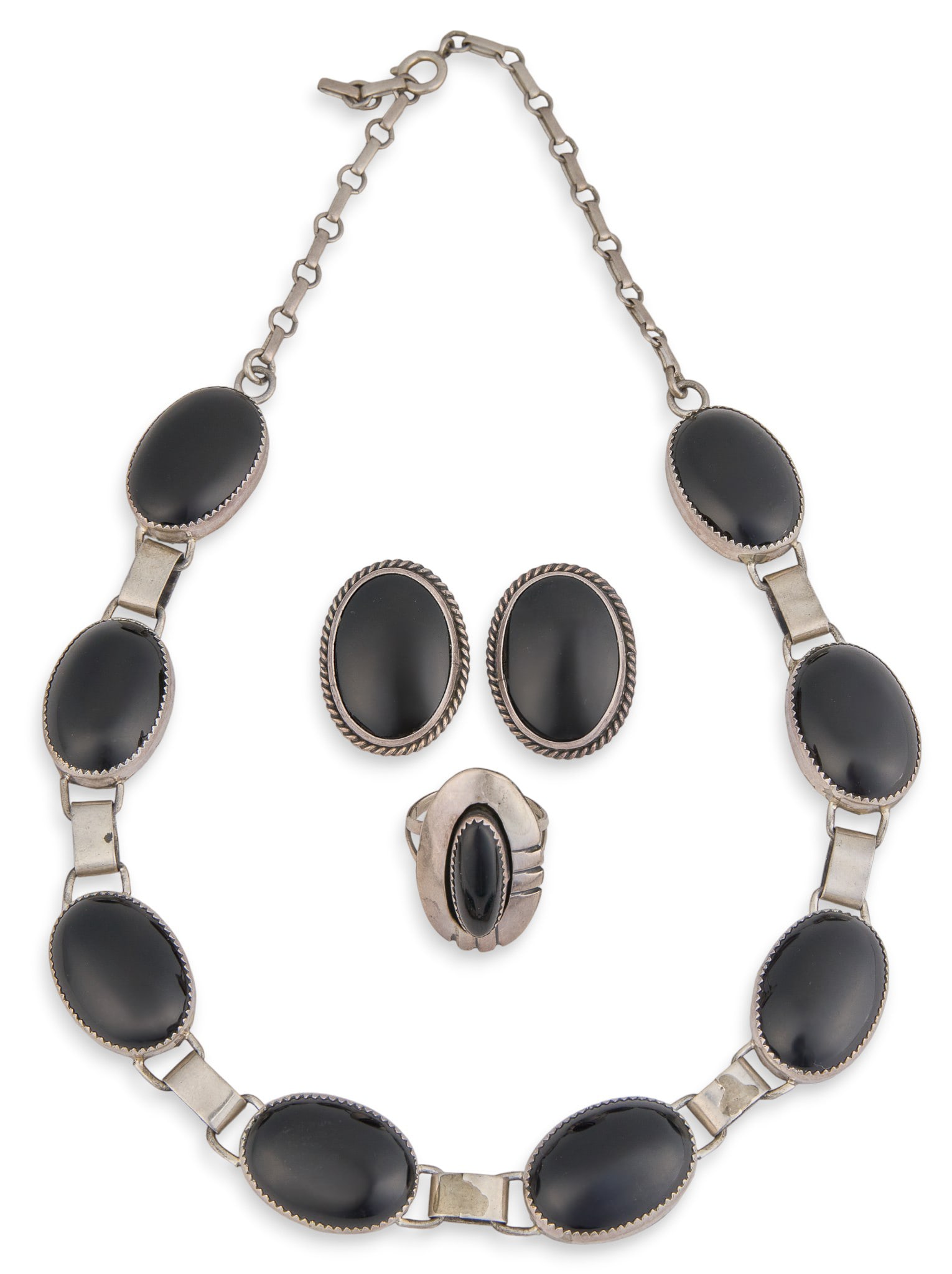 Sterling & Onyx Jewelry Suite (1 of 10)