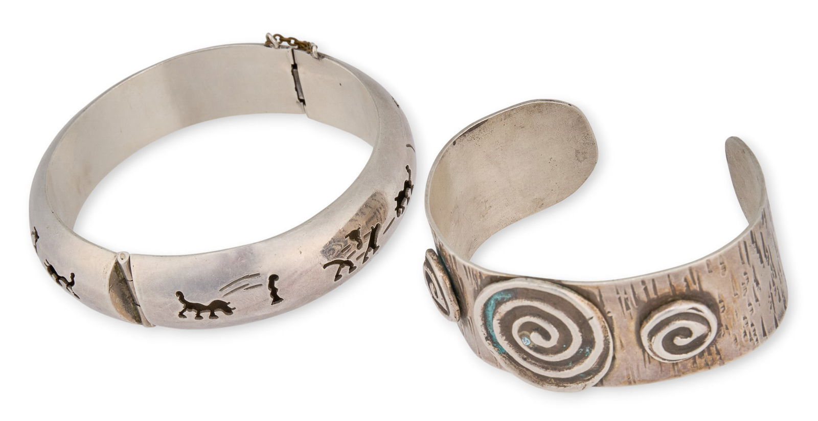 (2) Sterling Silver Cuffs - 2
