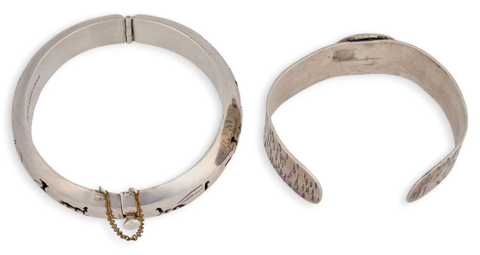 (2) Sterling Silver Cuffs - 3