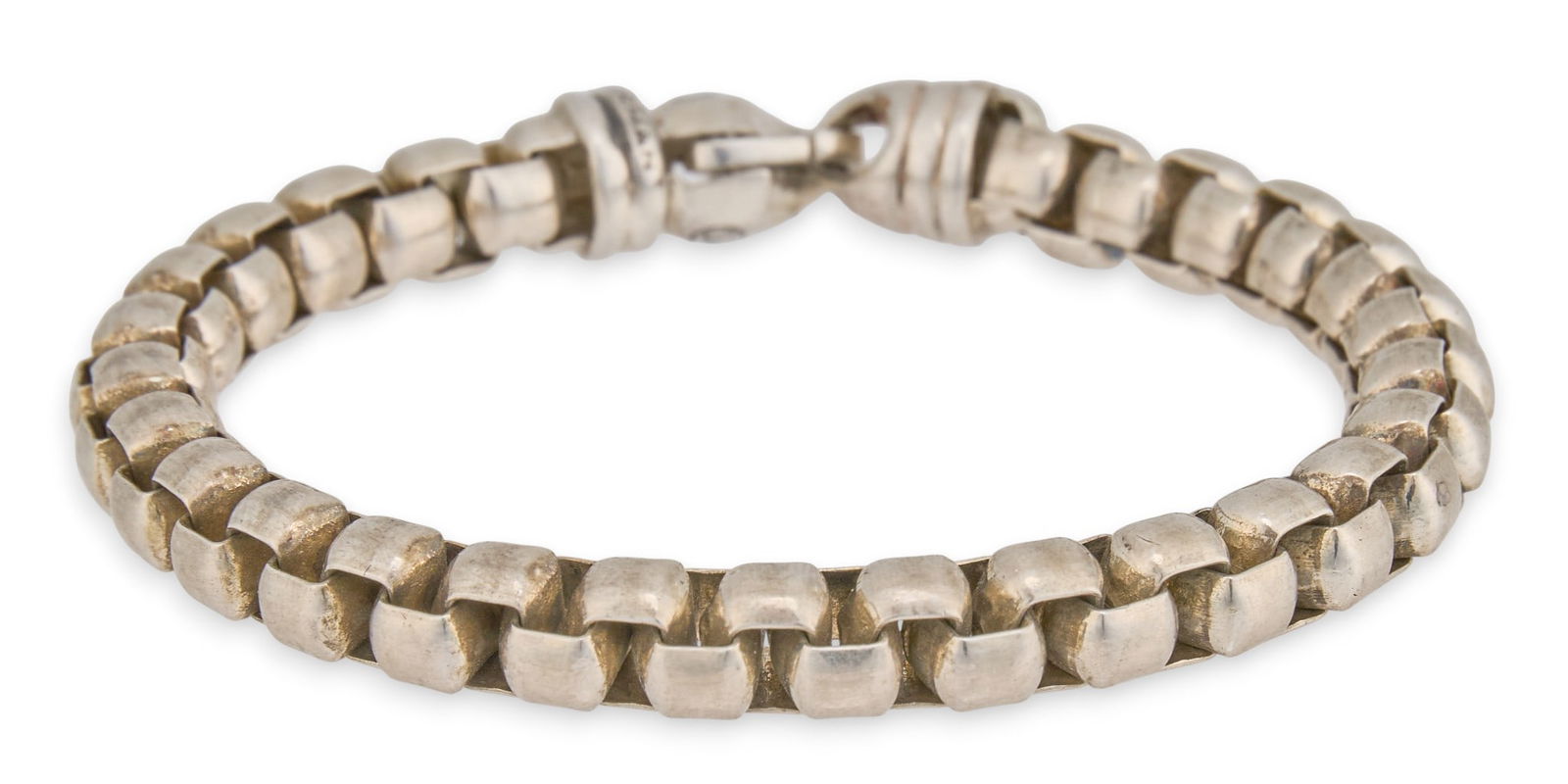 David Yurman Sterling Box Chain Bracelet (1 of 6)