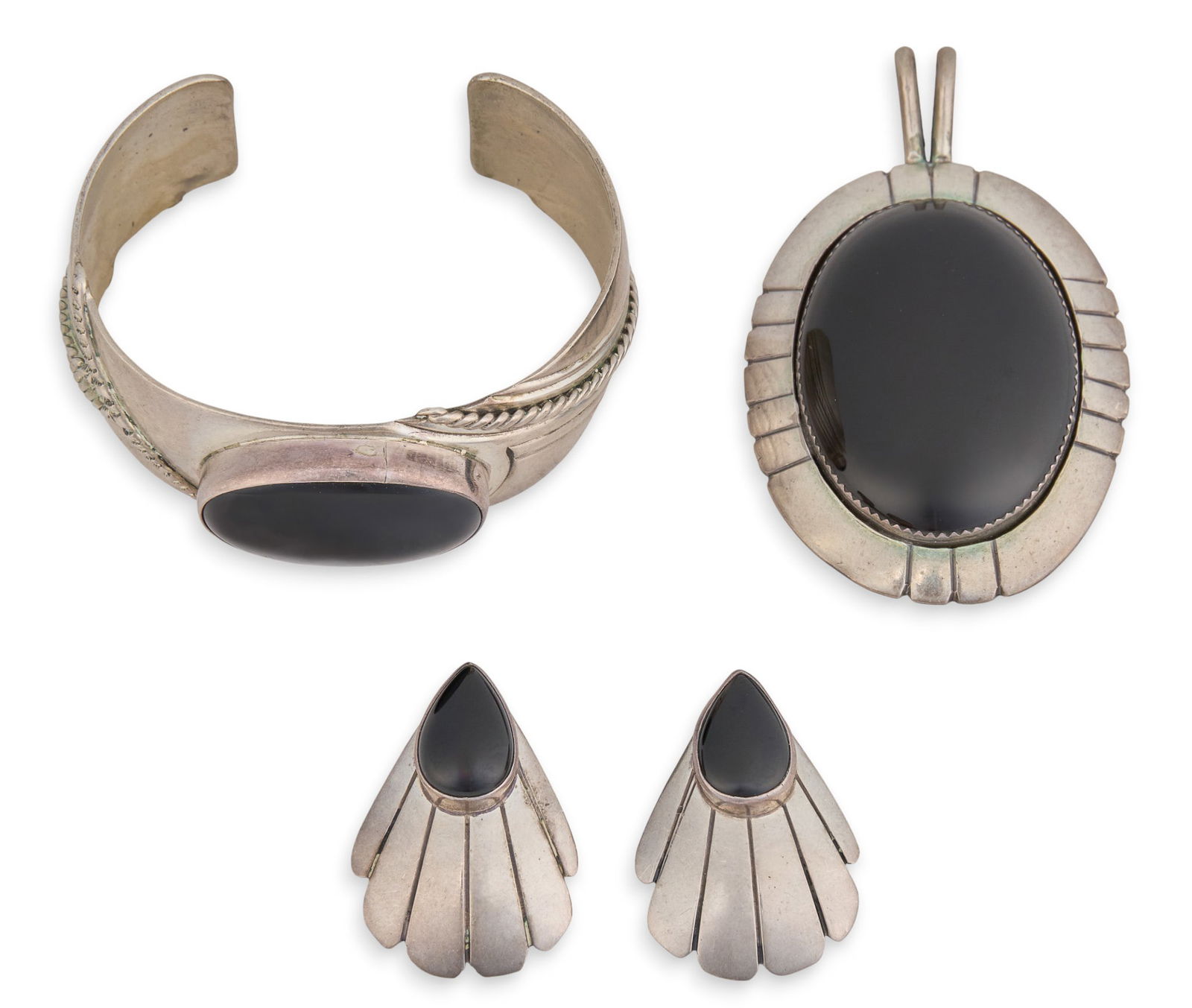 Sterling & Onyx Jewelry Suite (1 of 9)