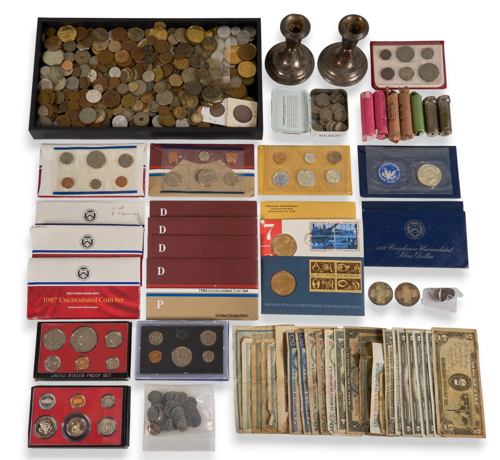 Collection of Coins & Silver Items (1 of 9)