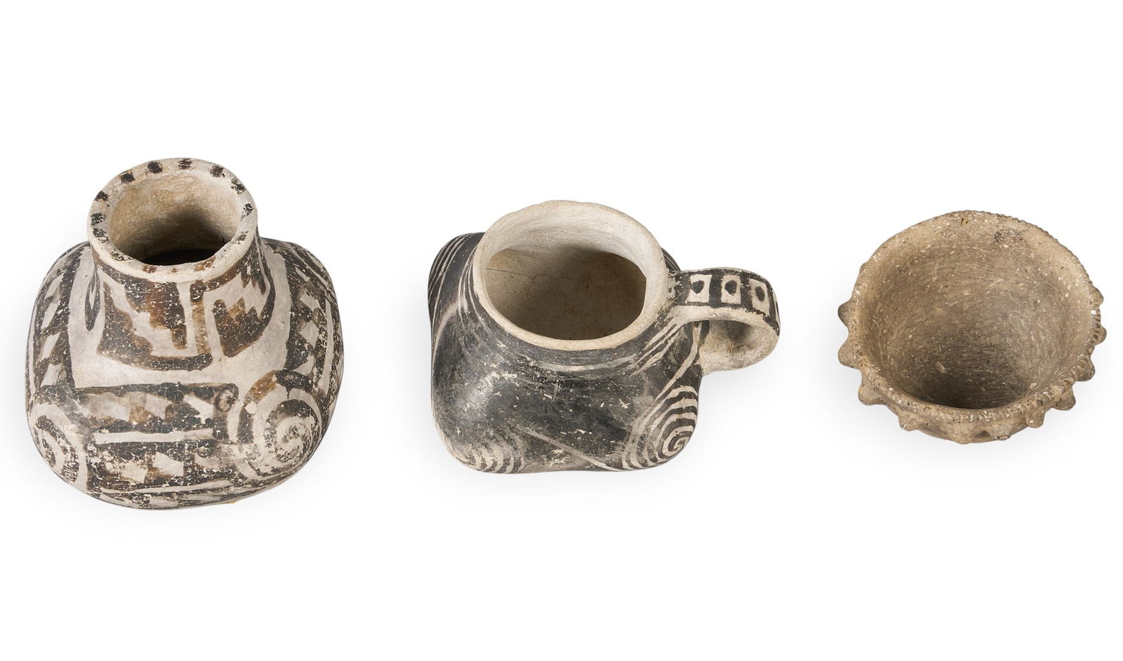 (3) Anasazi Miniature Pottery Vessels, ca. 610-1300 AD - 3