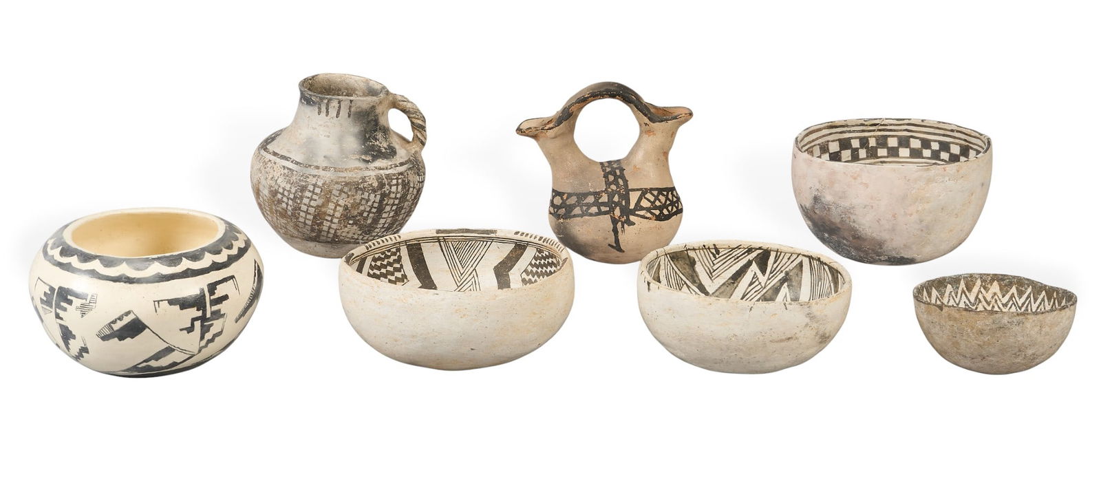 (7) Native American Pottery Vessels - 2