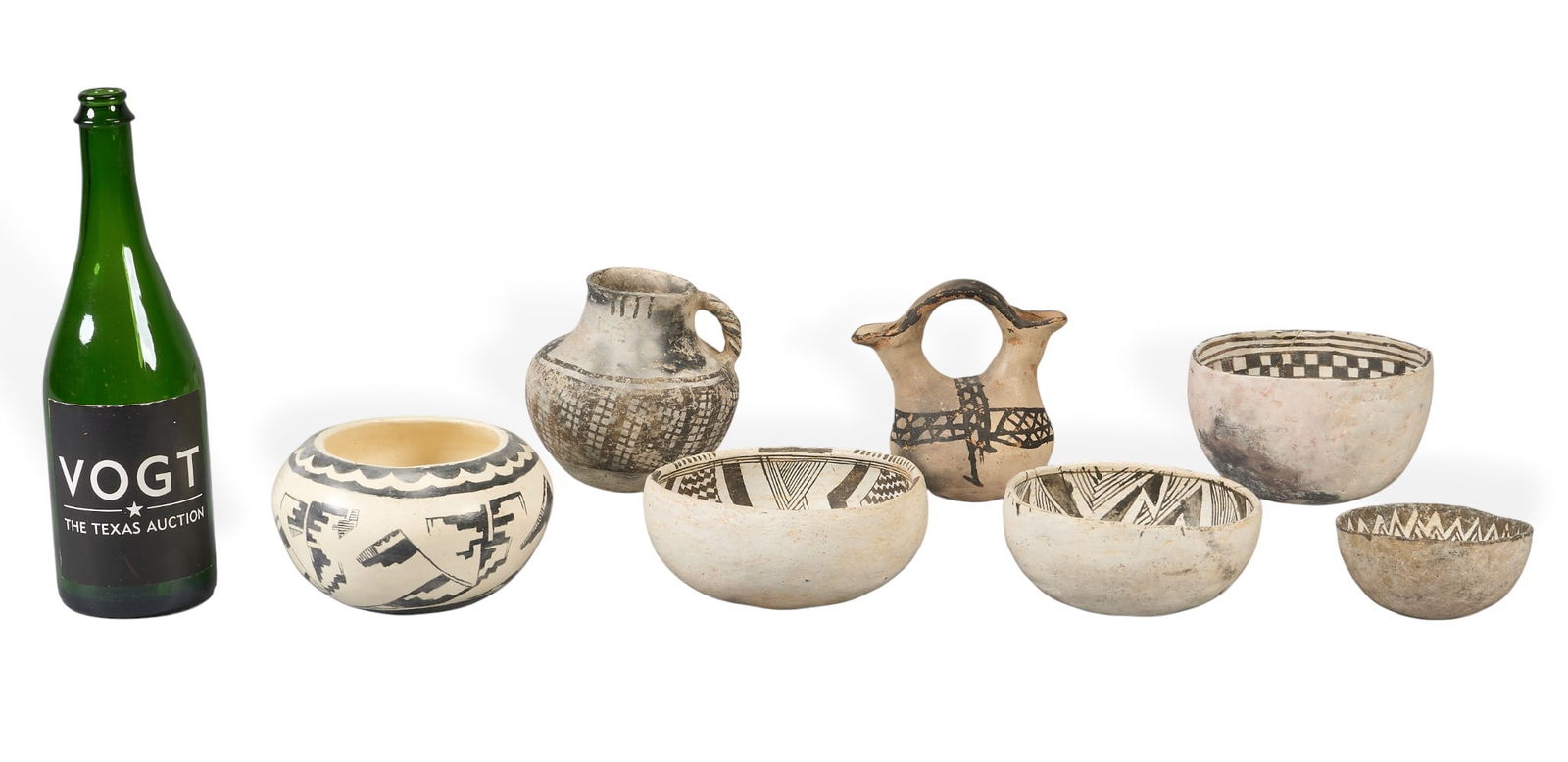 (7) Native American Pottery Vessels - 3