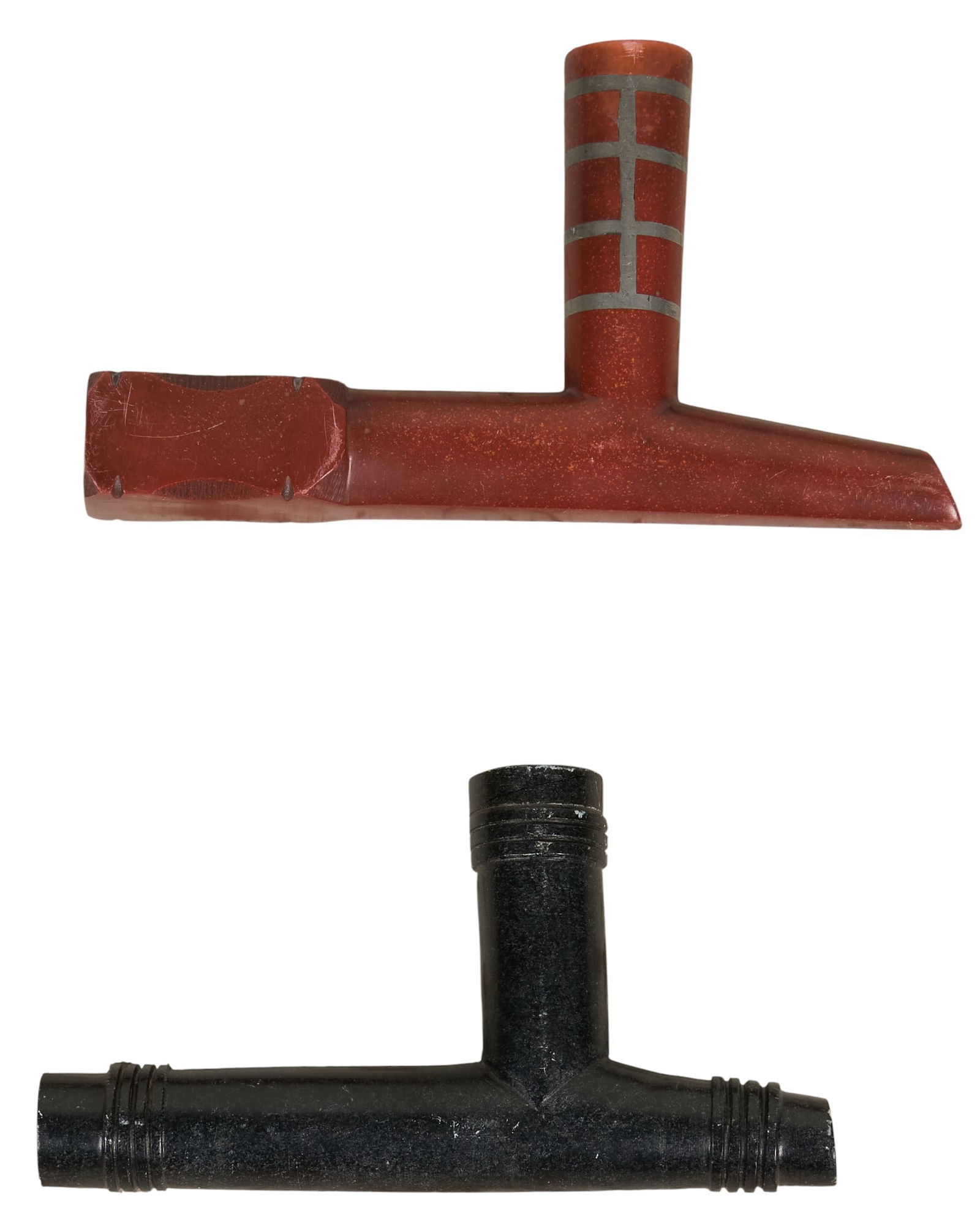 (2) Catlinite Pipes - 2