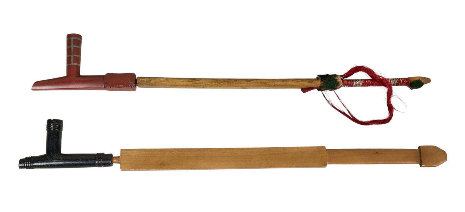 (2) Catlinite Pipes - 5