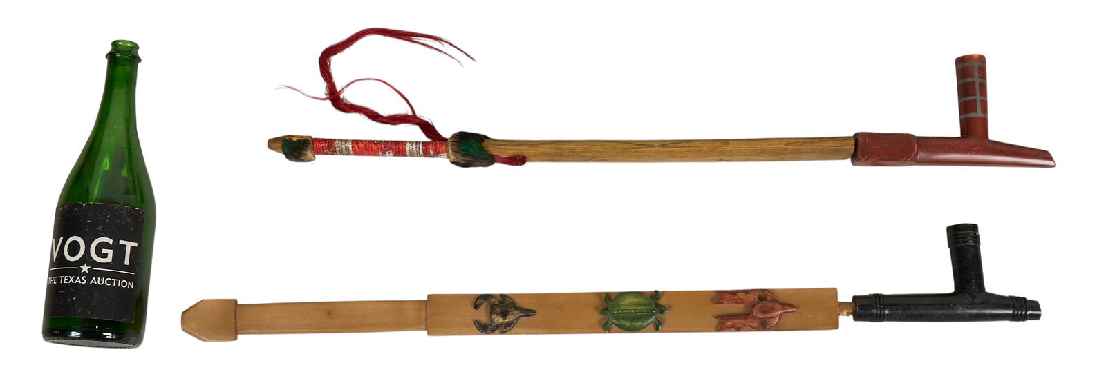 (2) Catlinite Pipes - 6