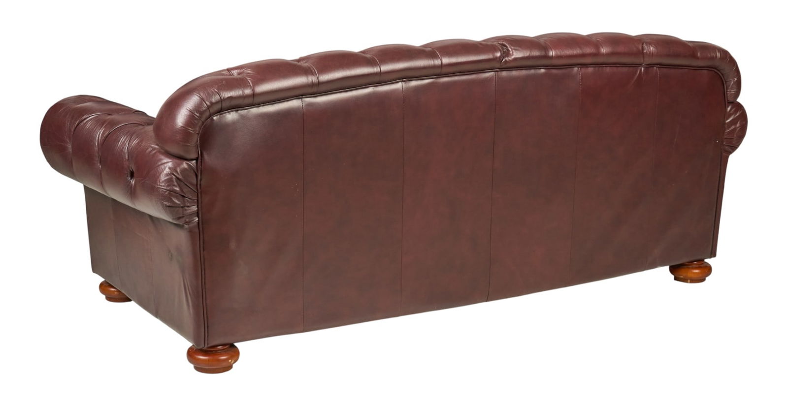 Tufted Leather Sofa - 2