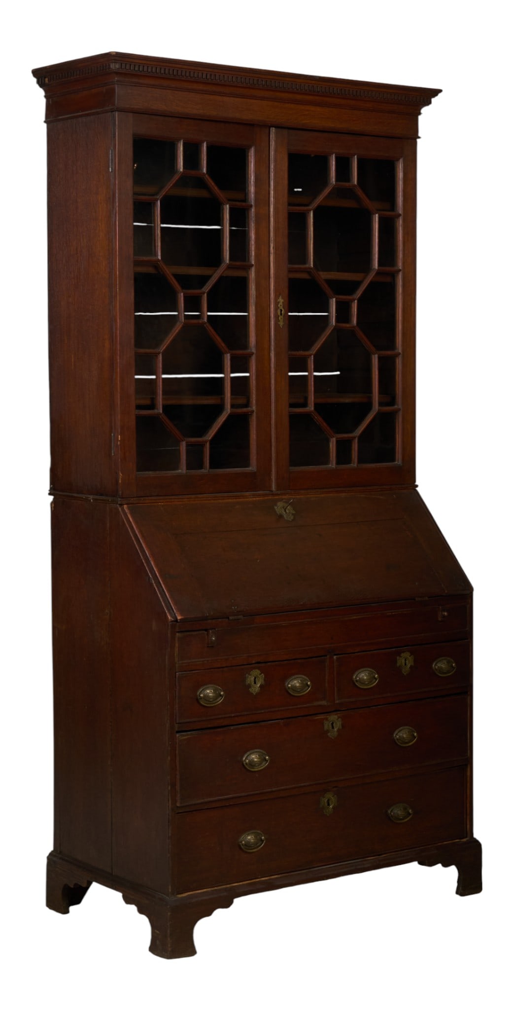 Secretary Desk with Bookcase Top (1 of 5)