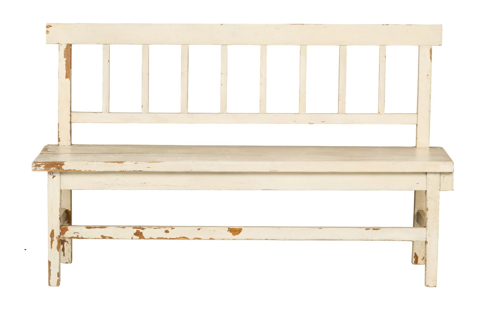 Rustic Painted Bench - 3