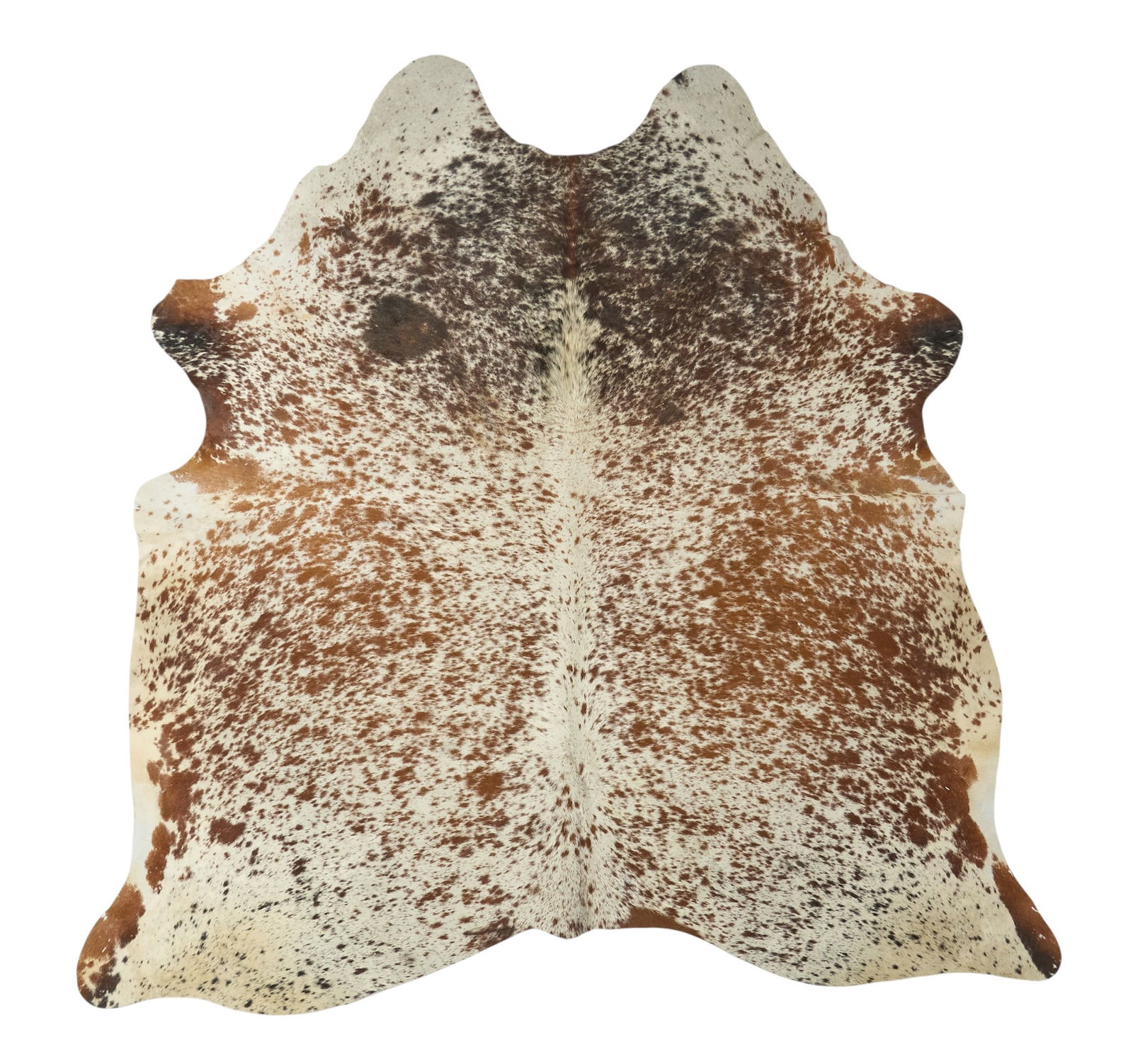Speckled Cowhide Rug, 7 ft. 6 in. x 6 ft. 4 in.: Speckled cowhide rug 7 ft. 6 in. x 6 ft. 4 in. Provenance: Property from a San Antonio, Texas collector of vintage and antique Western items 