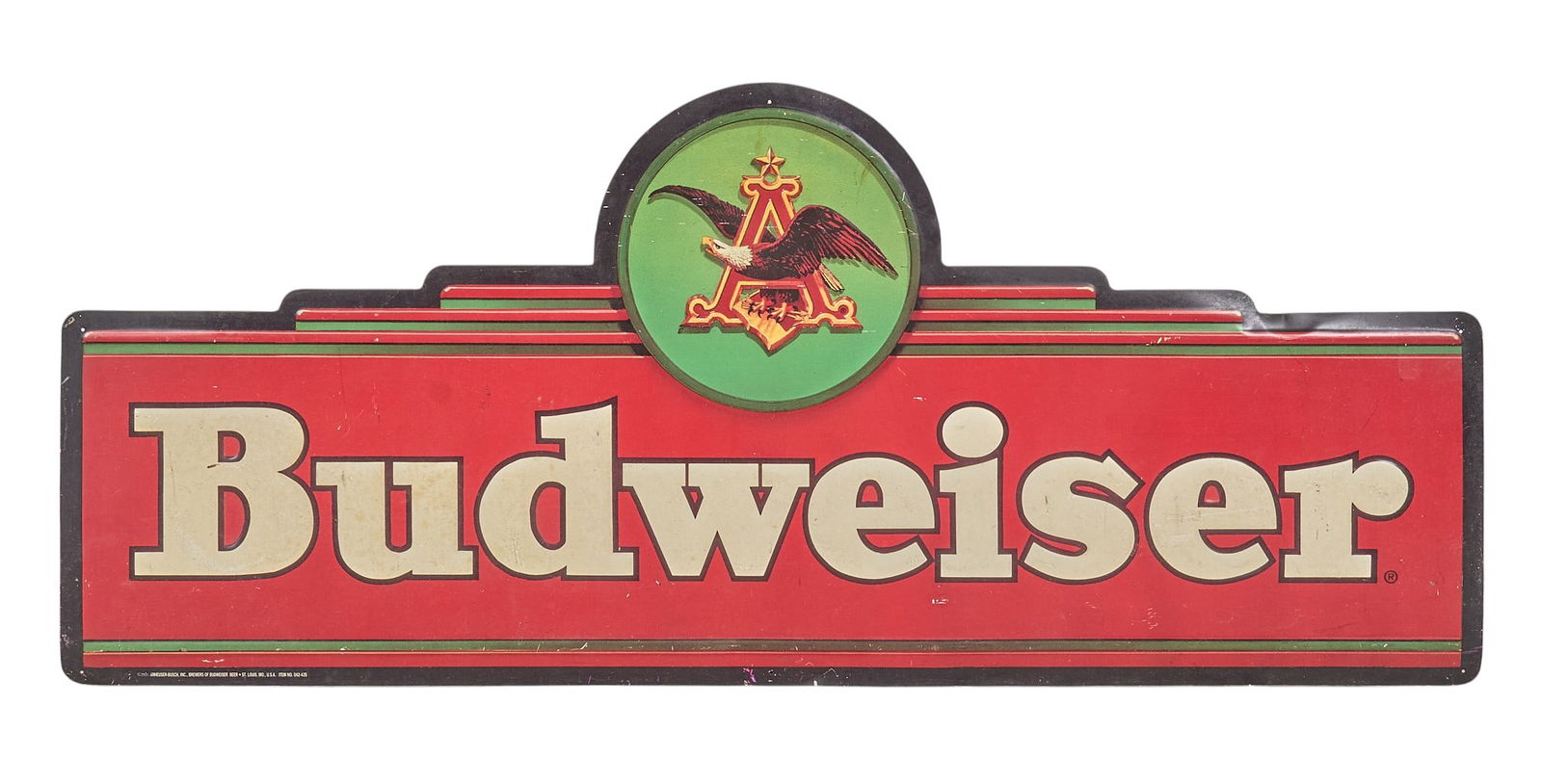 Vintage Budweiser Beer Metal Sign (1 of 3)