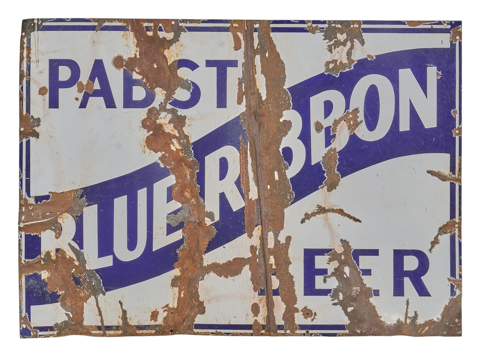 Pabst Blue Ribbon Porcelain Sign (1 of 3)