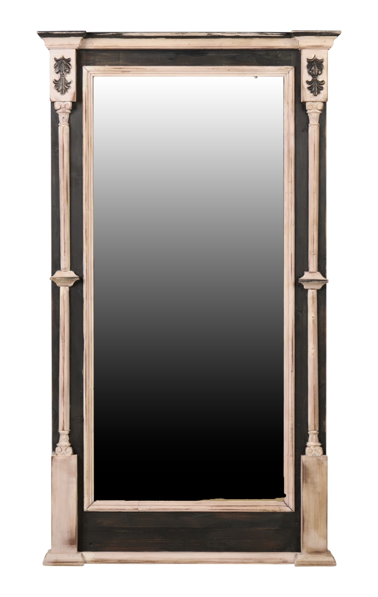 Rustic Painted Full Length Mirror: Rustic painted full length mirrorheight 77 in. x width 44 in. x depth 4.5 in