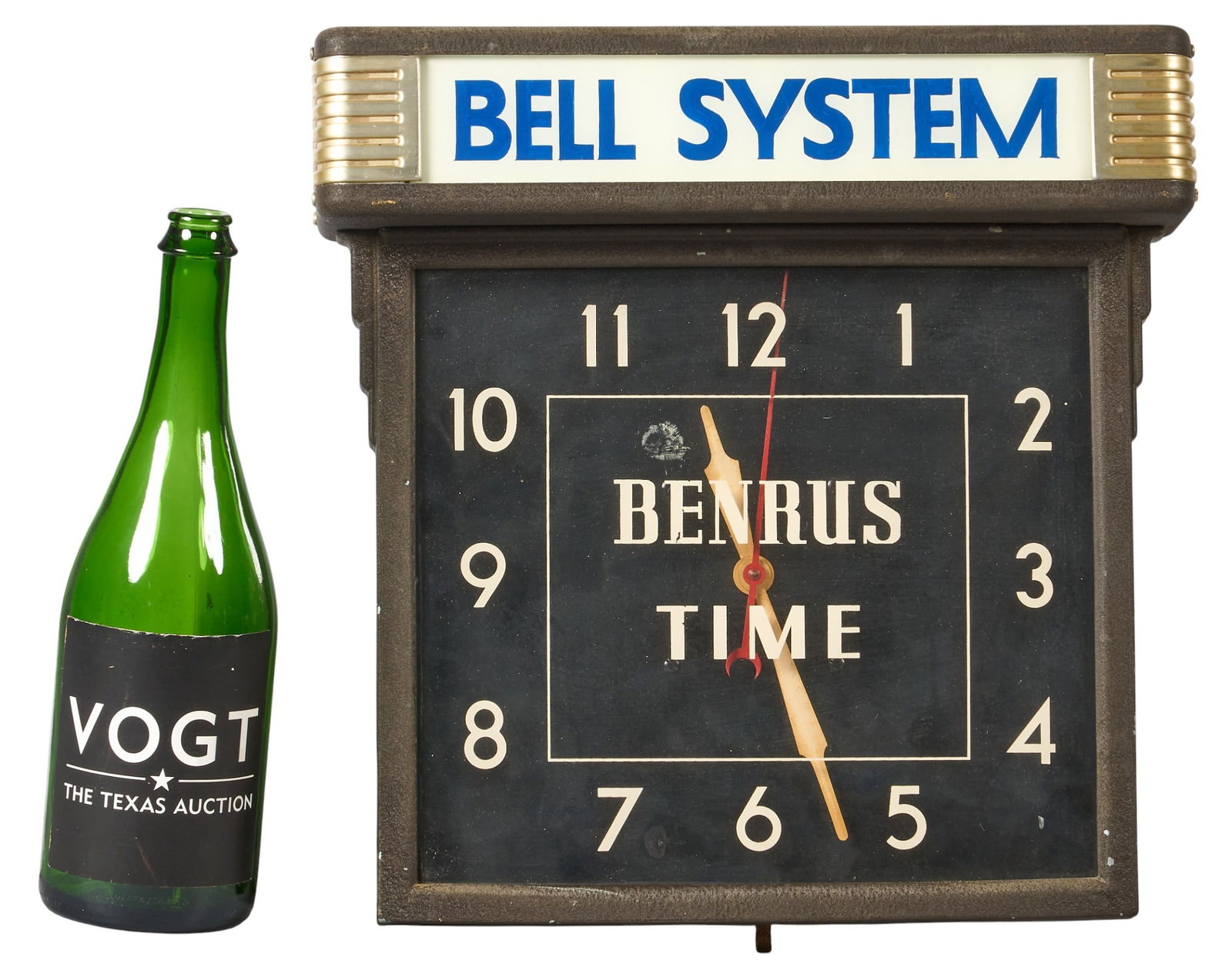 Vintage Benrus Time Bell System Wall Clock - 2