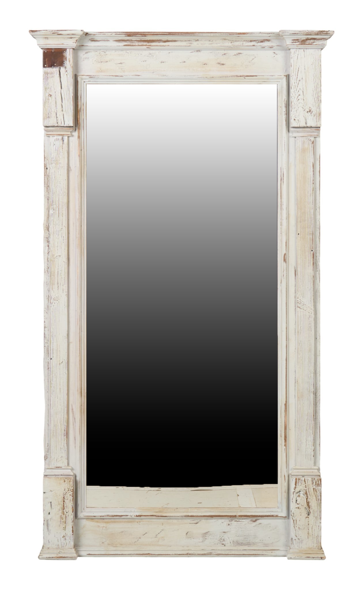 Rustic Painted Full Length Mirror: Rustic painted full length mirrorheight 77 in. x width 44 in. x depth 4.5 in