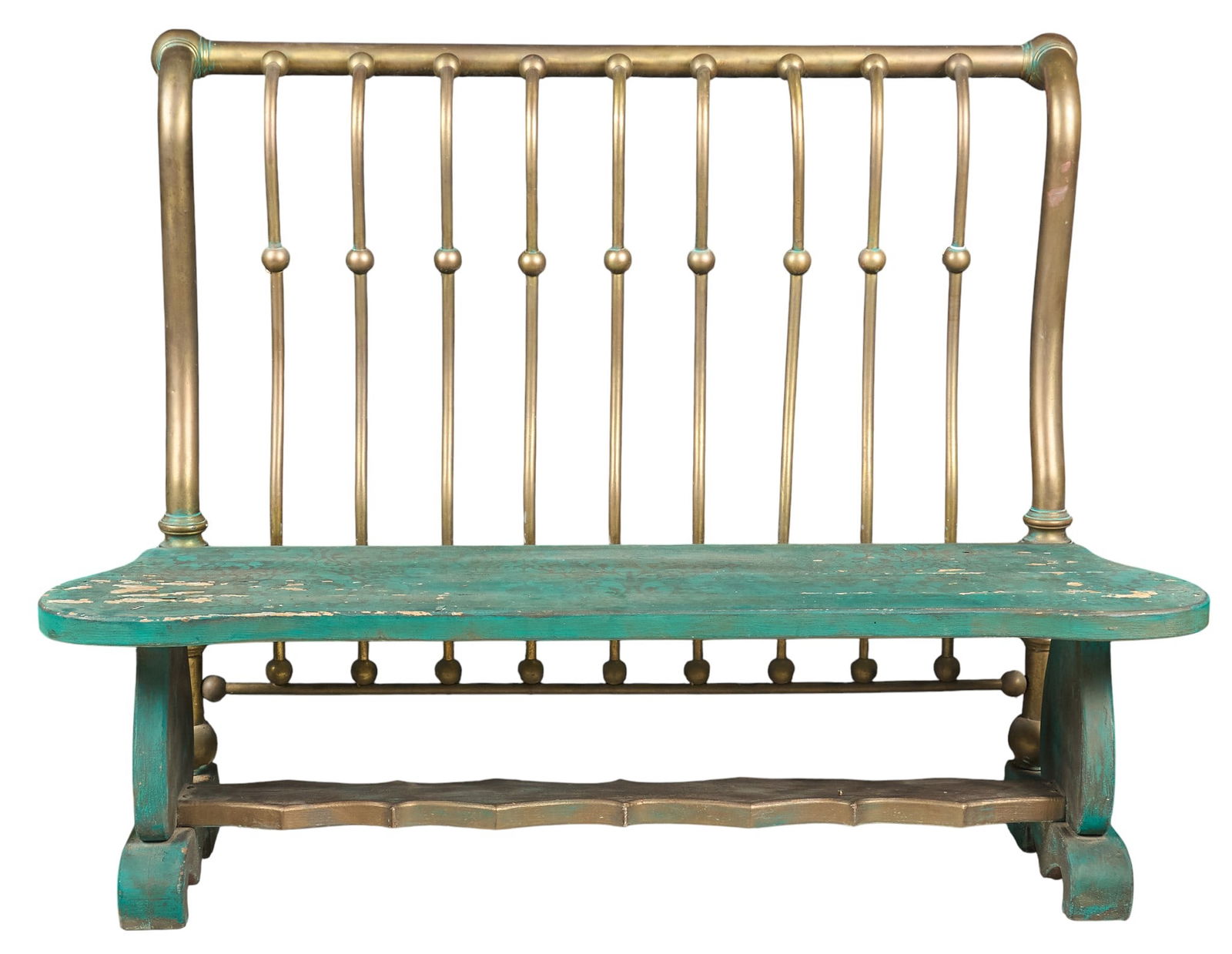 Brass Bed Bench - 2