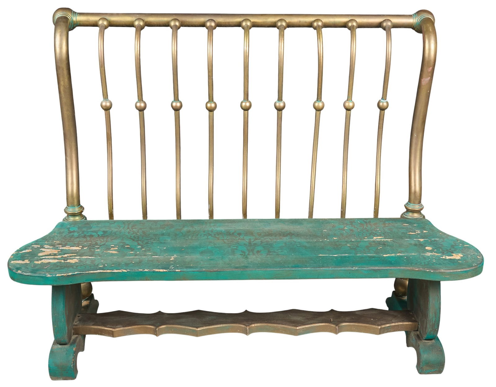 Brass Bed Bench - 3