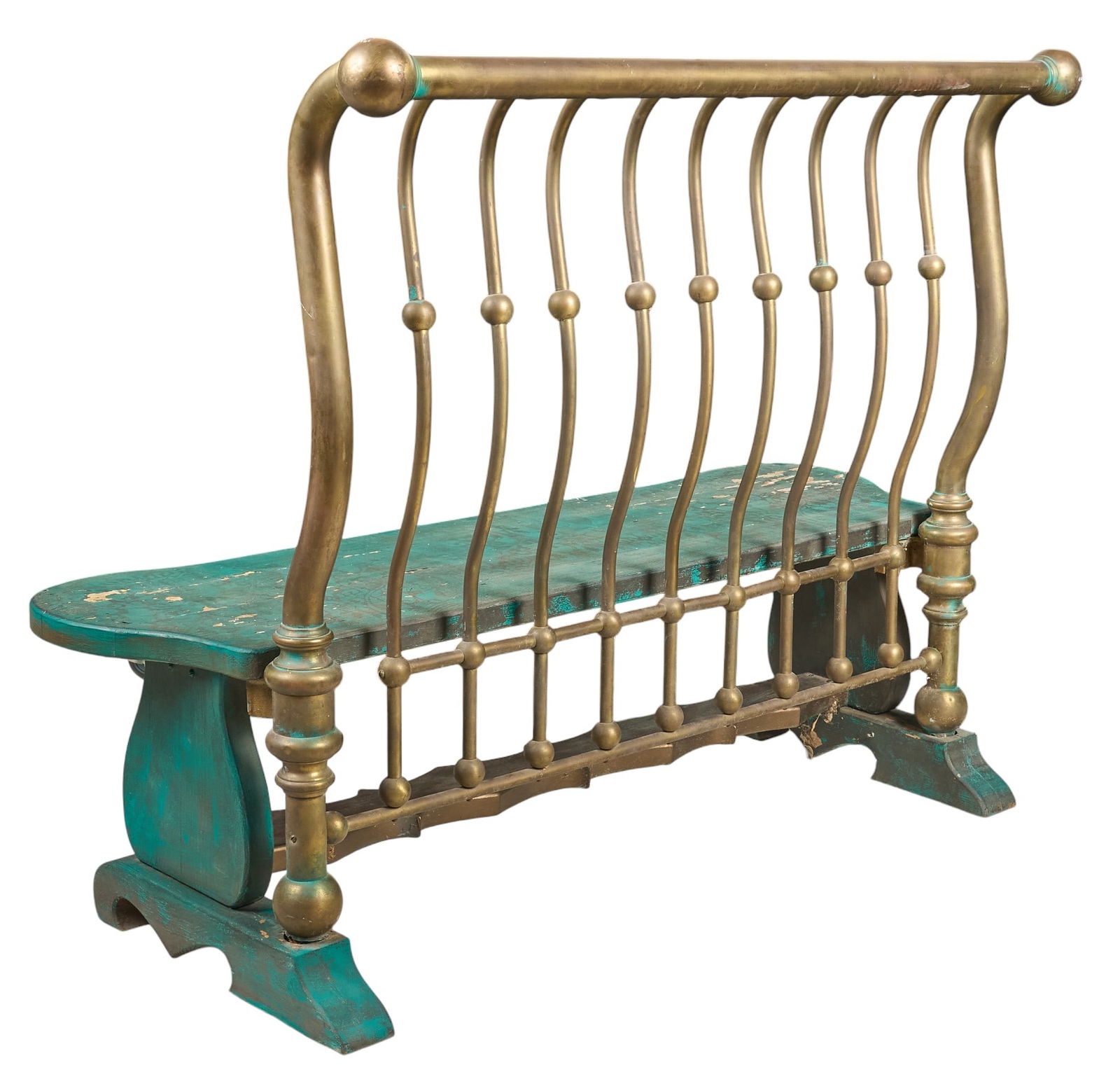 Brass Bed Bench - 4