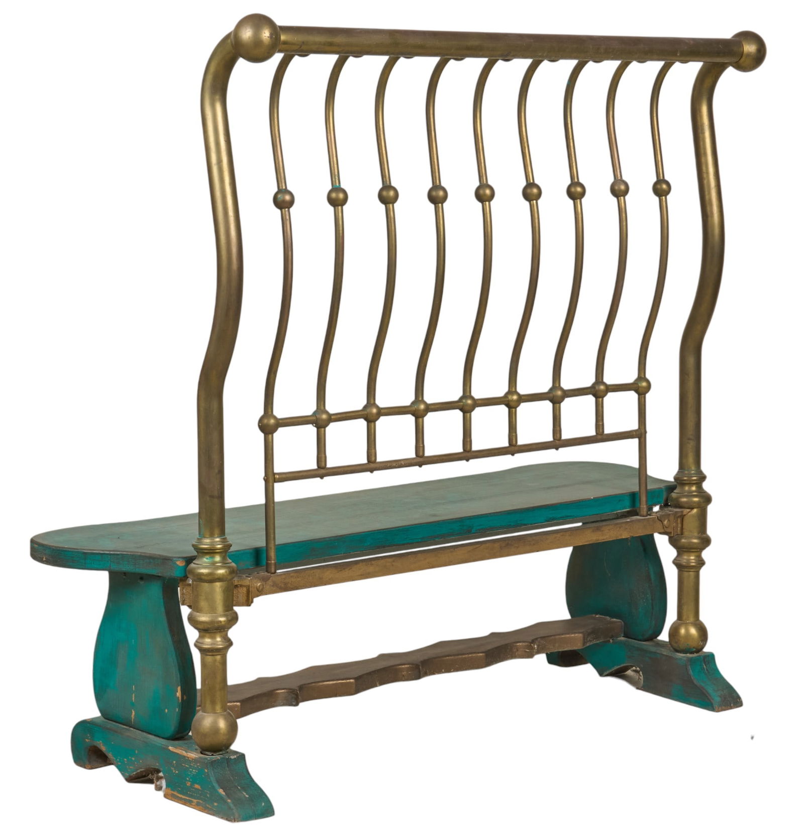 Brass Bed Bench - 5