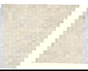 Cowhide Mosiac Rug, 9 ft.9 in. x 8 ft: Mosaic rug with hair on cowhide9 ft.9 in. x 8 ftProvenance: Property from a home in Houston, Texas