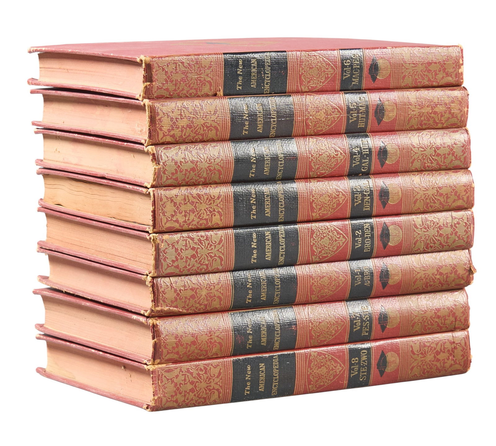 The New American Encyclopedic Dictionary, 10 Volumes: Ten volume set of The New American Encyclopedic Dictionaryheight 8.5 in. x width 5.5 in. x depth 1 in. / each volume Provenance: Property from a home in Azle, Texas