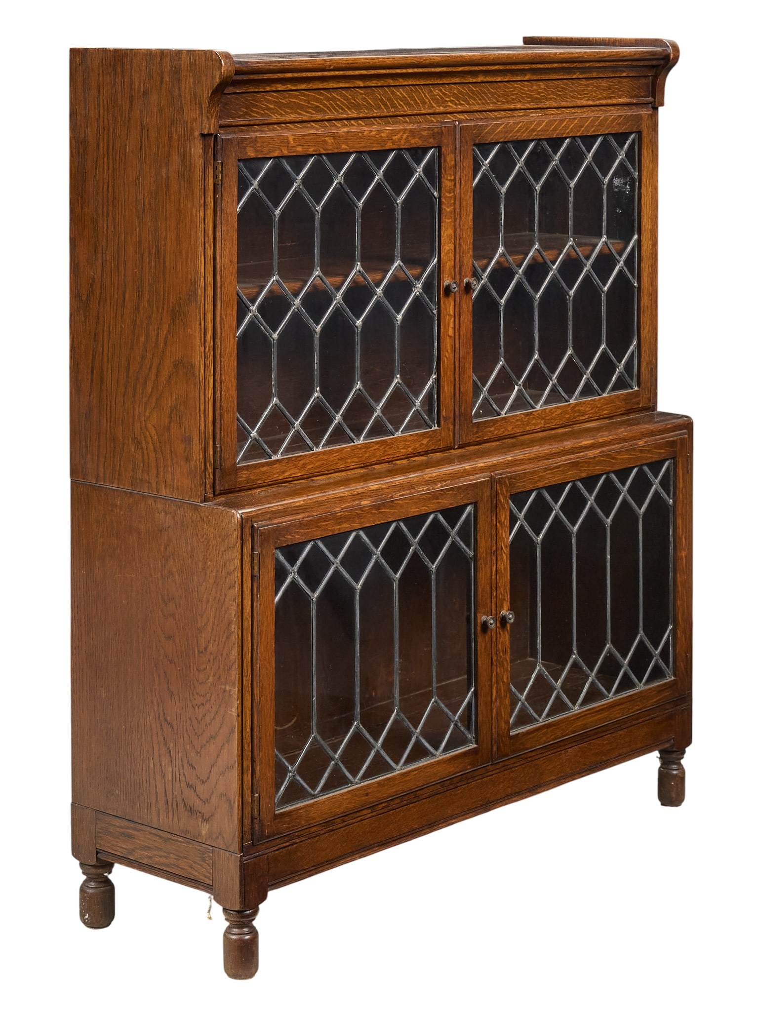 Leaded Glass Door Cabinet (1 of 4)