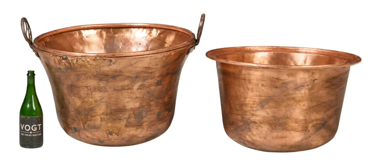 (2) Copper Cauldrons - 2