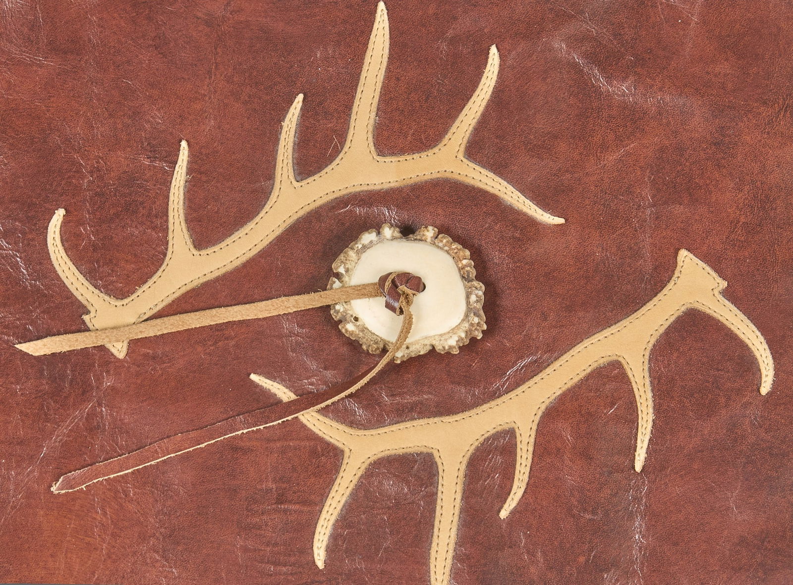 Ranch Style Leather Table Runner - 2