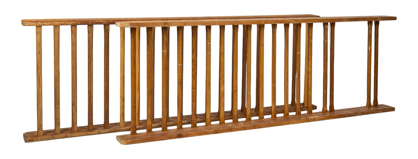 Pair of Wooden Ladder Rails (1 of 3)