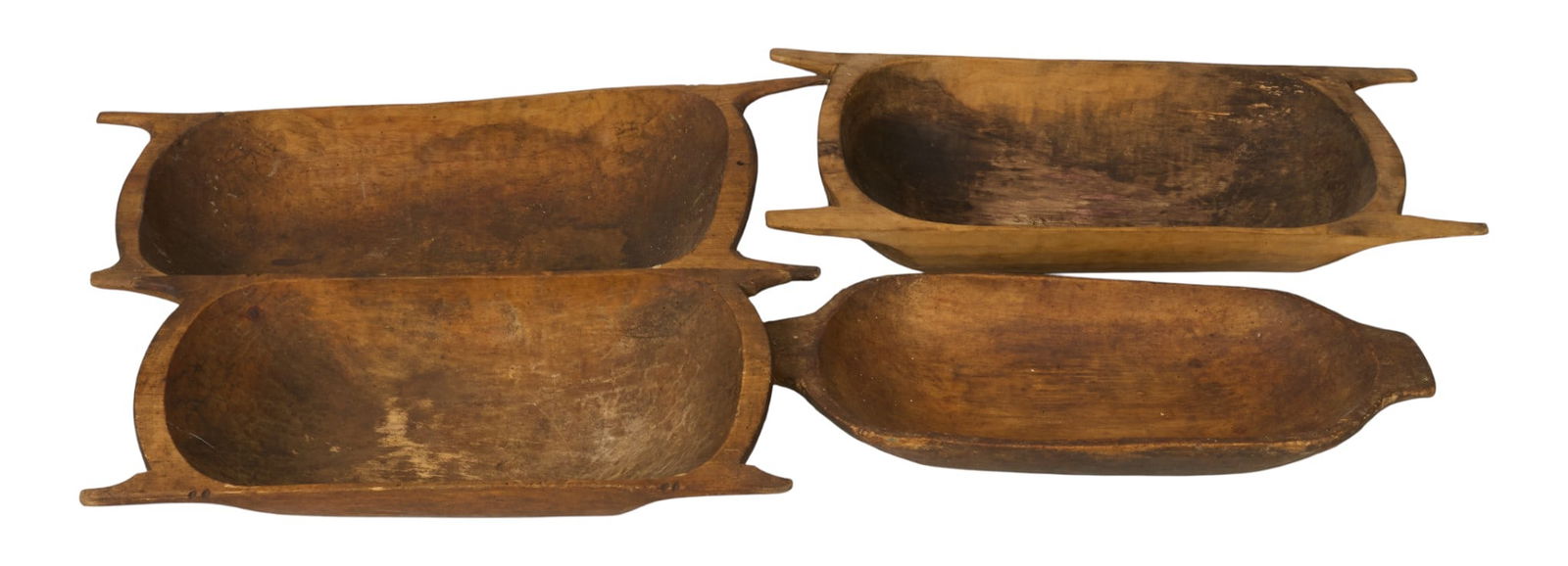 (4) Rustic Dough Trays - 4