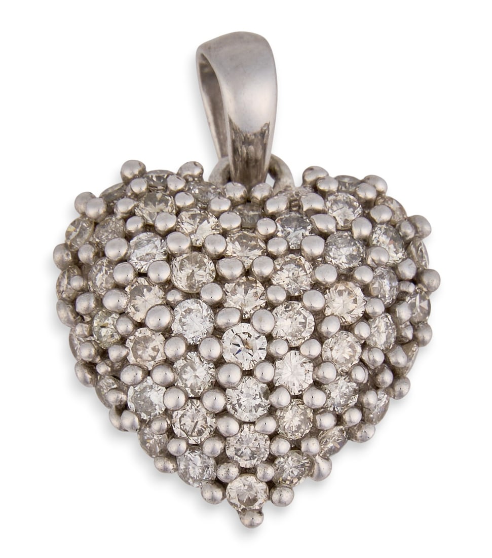 14K Diamond Heart Pendant (1 of 3)