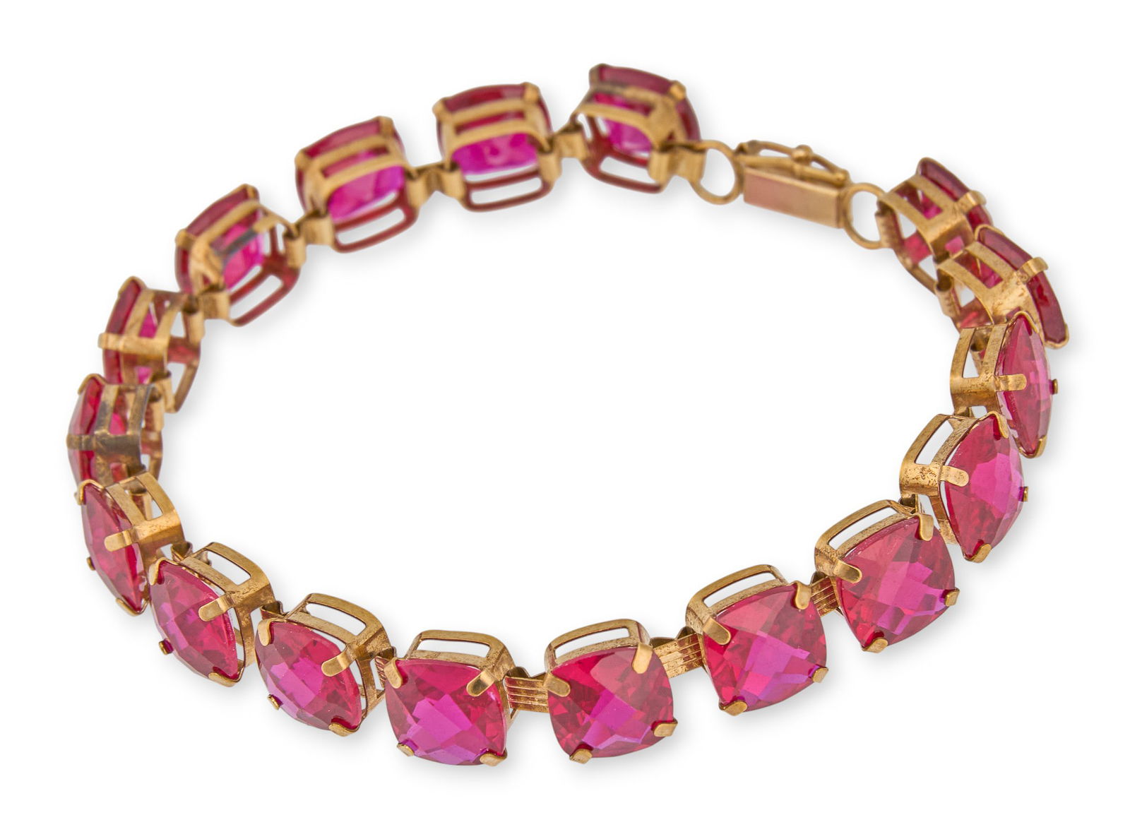 10K Gold & Ruby Bracelet - 3