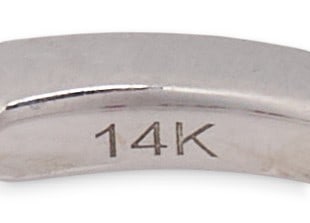 14K Diamond Ruby Ring - 4