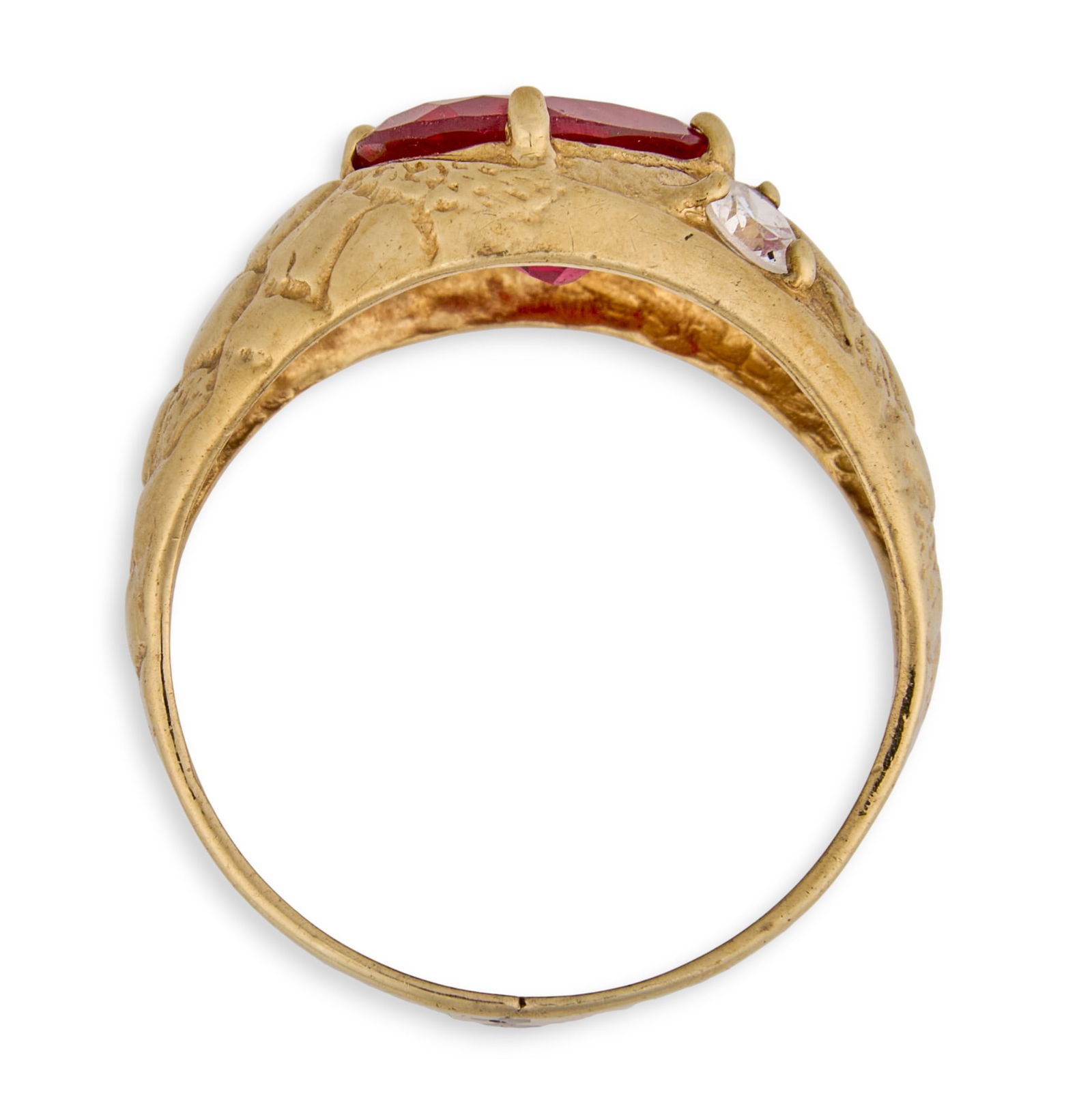 10K Ruby & CZ Ring - 3