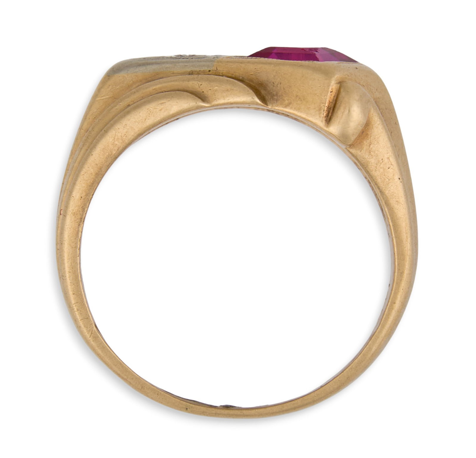 14K Ruby and Diamond Ring - 3
