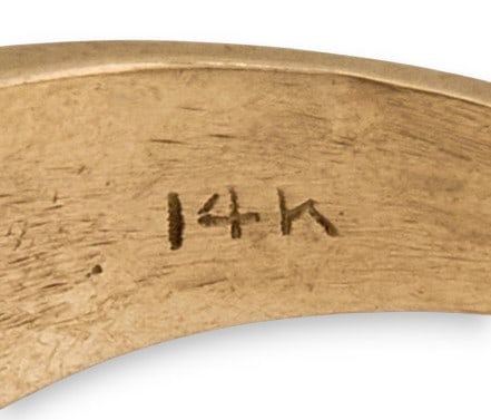 14K Ruby and Diamond Ring - 4