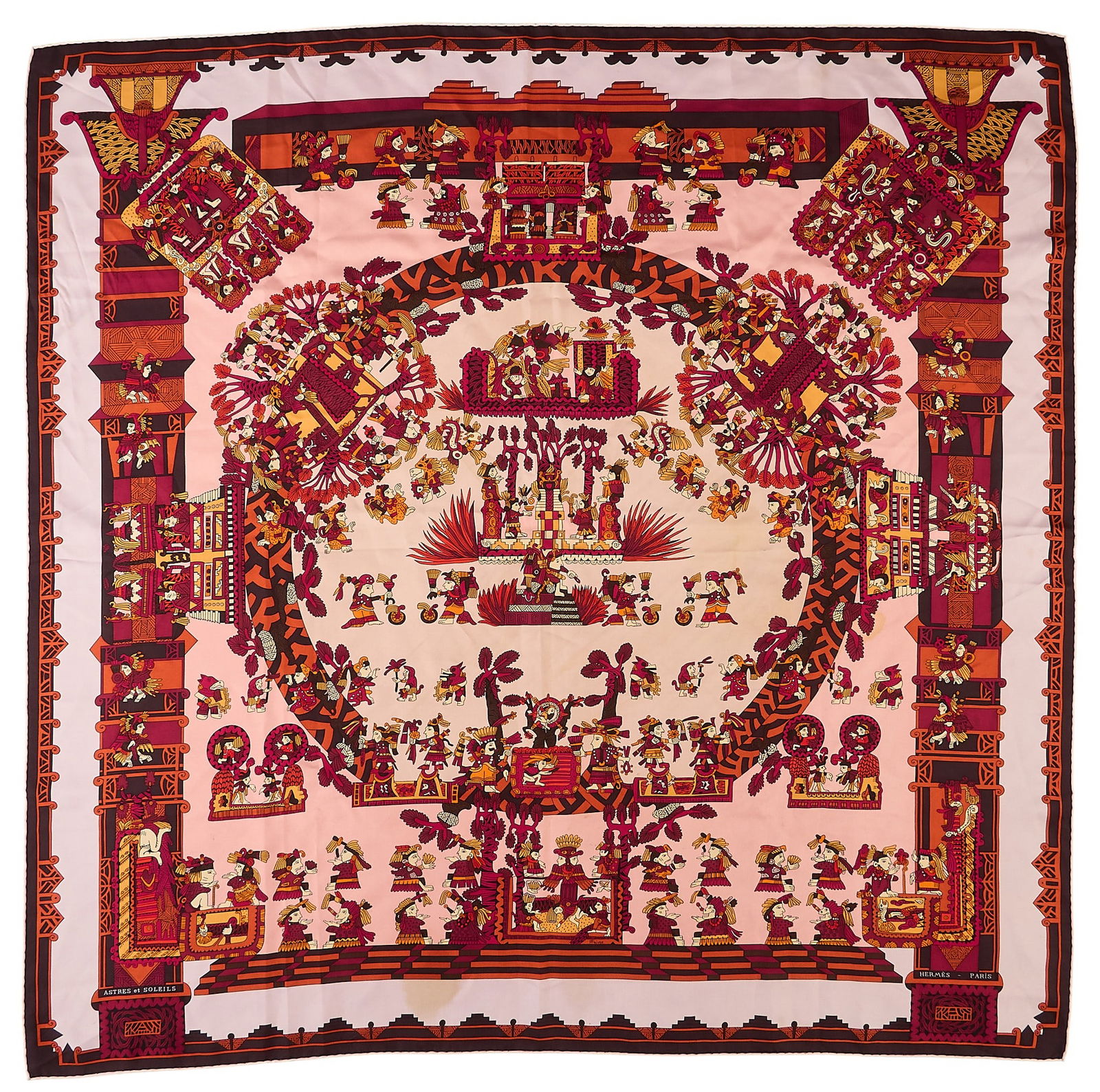 Hermes Astres et Soleils Silk Scarf (1 of 8)