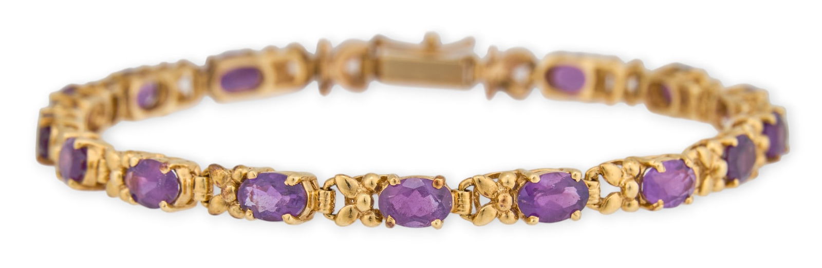 14K Amethyst Bracelet (1 of 7)