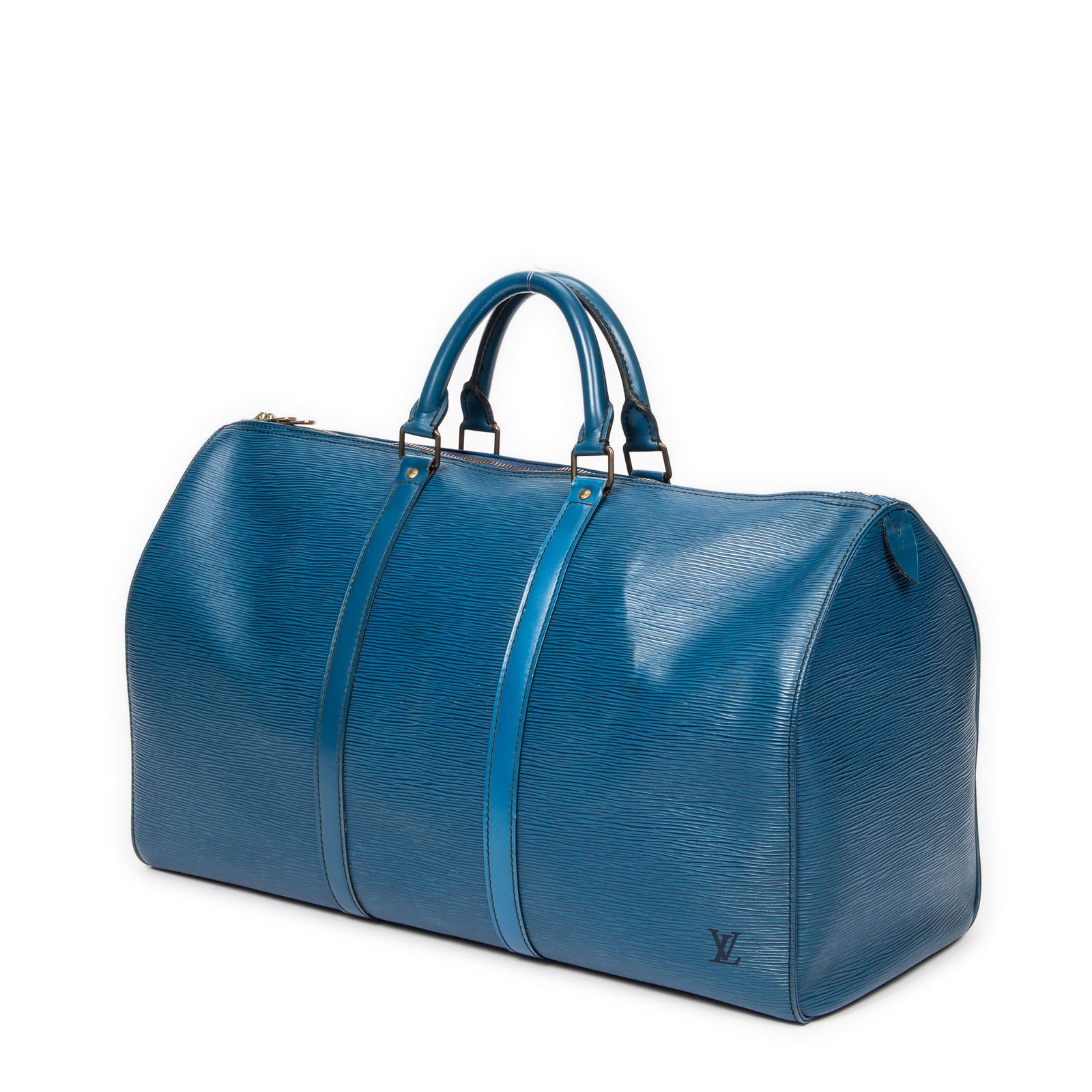 Louis Vuitton Keepall Black Stitching 50 Travel Bag (1 of 10)