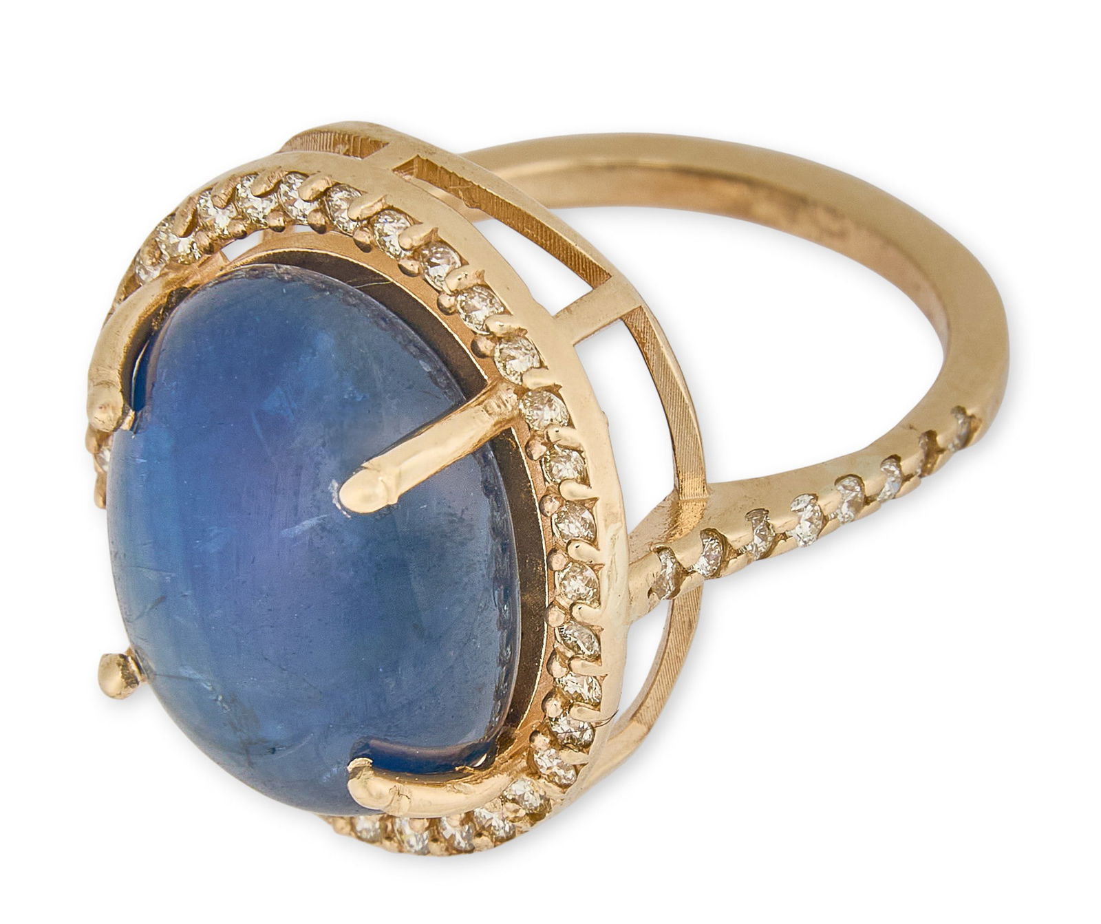 16ct Sapphire & Diamond Ring (1 of 5)