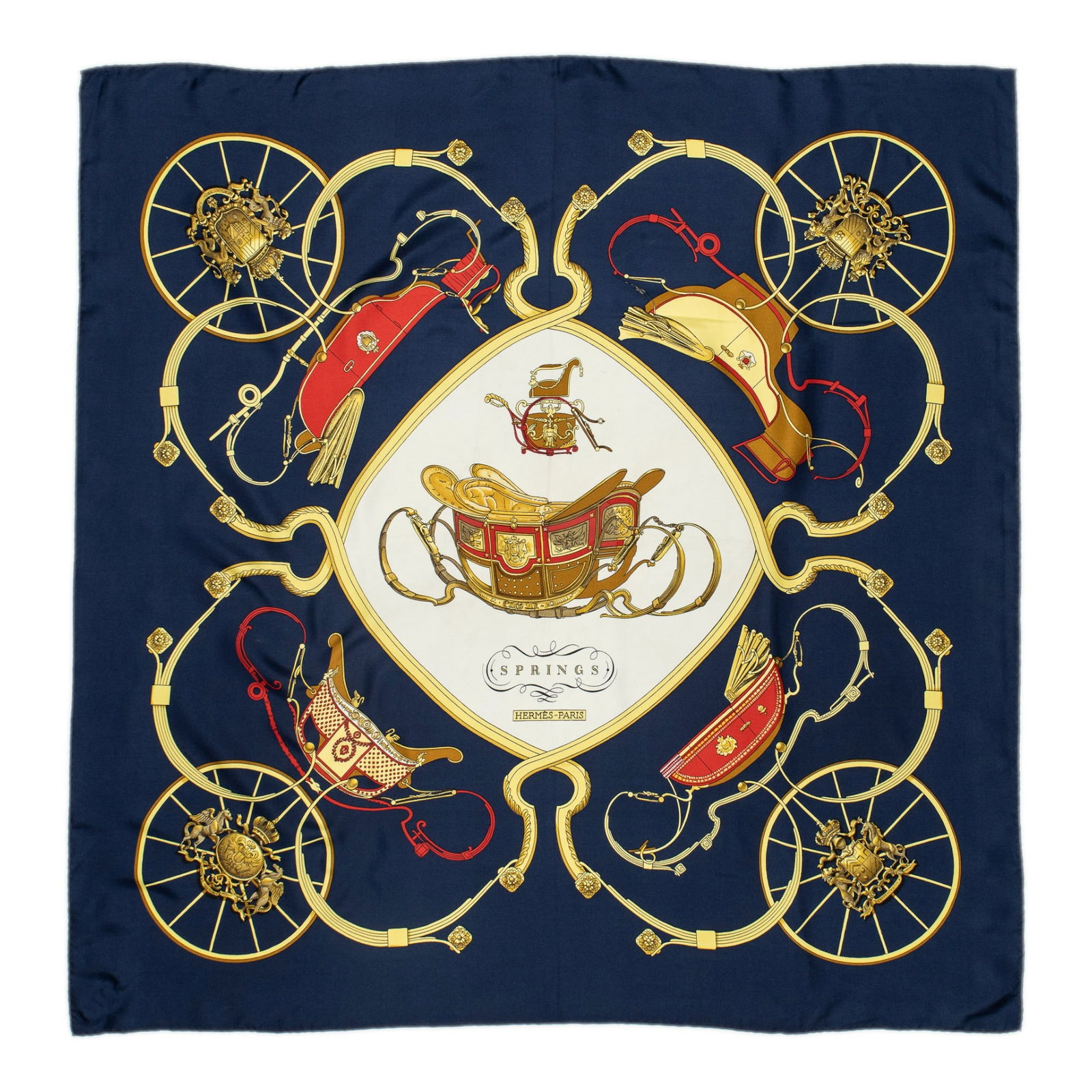 Hermès Springs Silk Scarf (1 of 5)