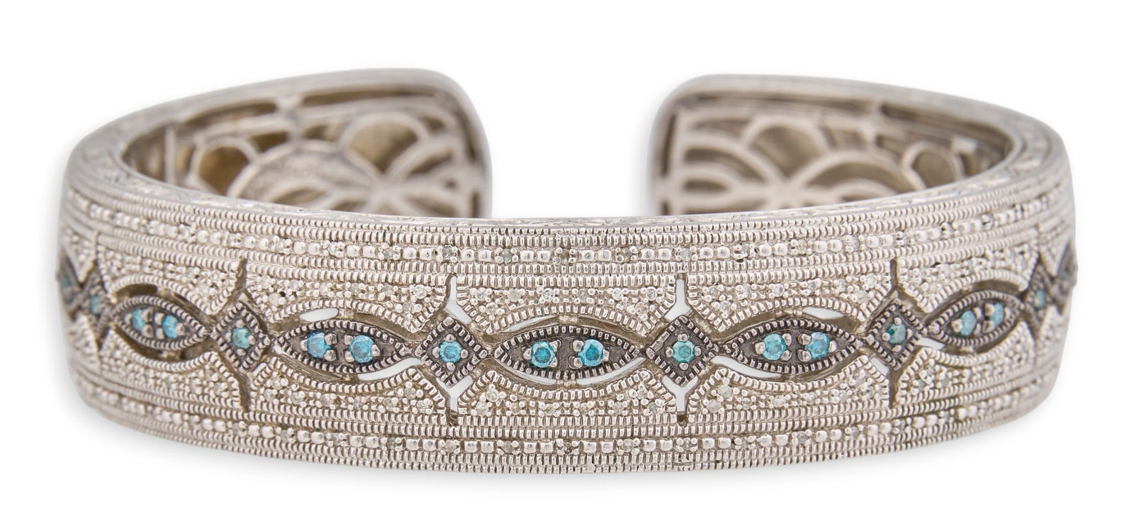 Sterling and Diamond Cuff (1 of 4)